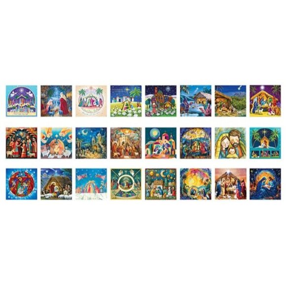 Eurographics Advent Calendar - Nativity Advent Calendar: 24 Jigsaw Puzzles - Picture 3 of 4